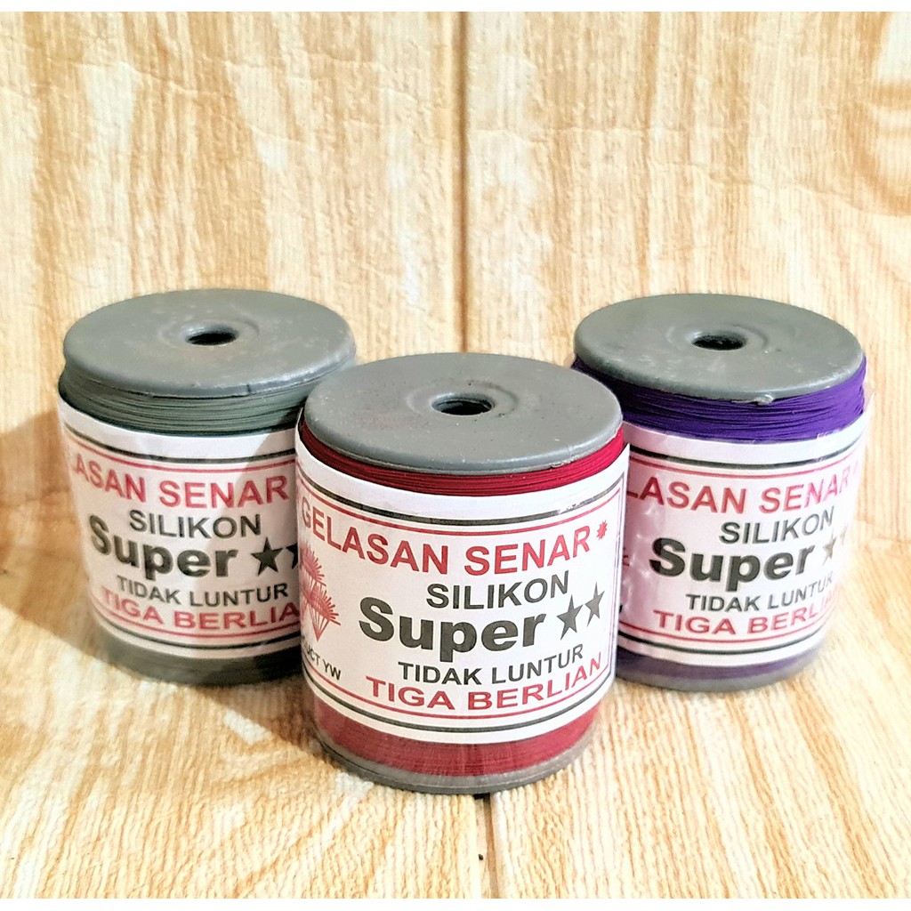 Benang Senar Gelasan Bonit Super Silicon 0.25 Tiga Berlian