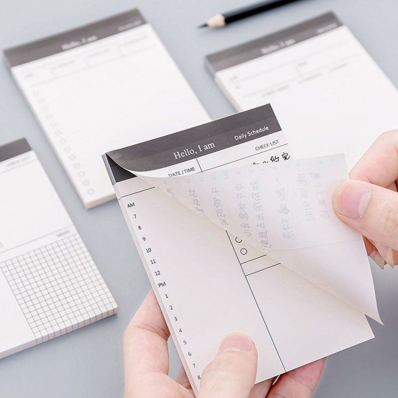 

SN10 Memo Schedule Plan / Sticky Notes To Do List