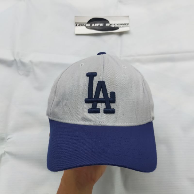 topi mlb la second bekas preloved