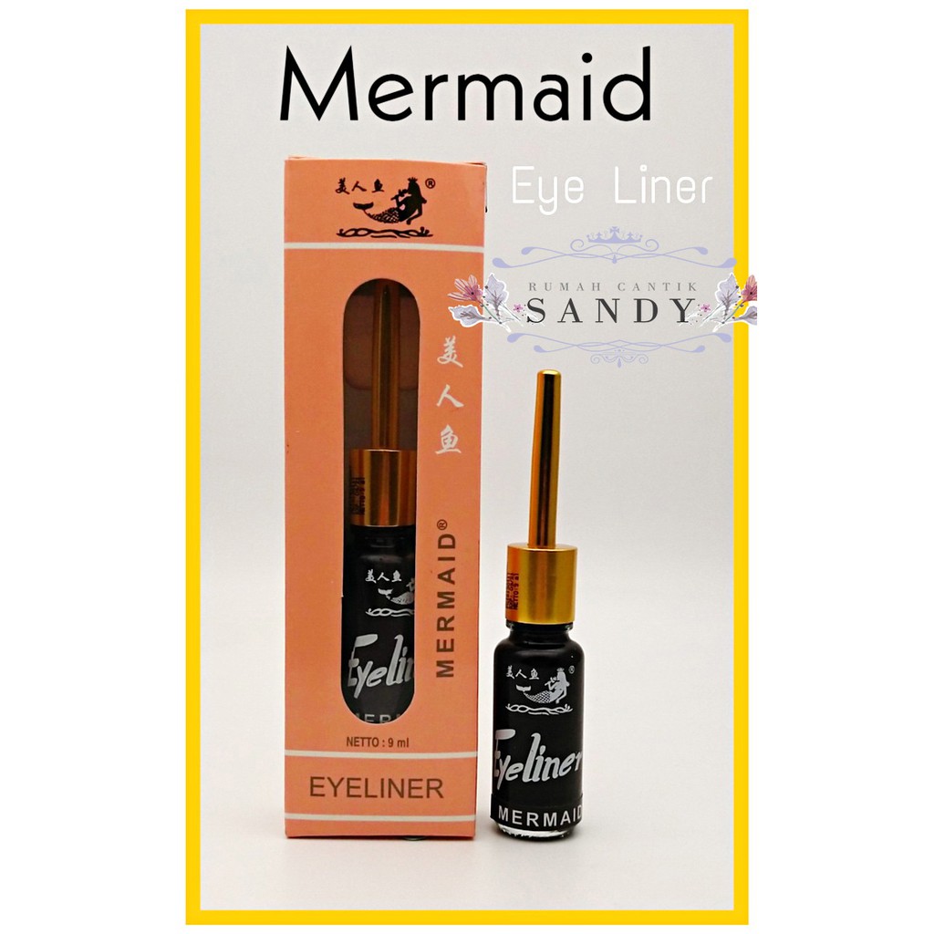 [ DUS OREN ] Mermaid Eyeliner - Eyeliner Duyung ~ BOTOL KACA ~ BPOM