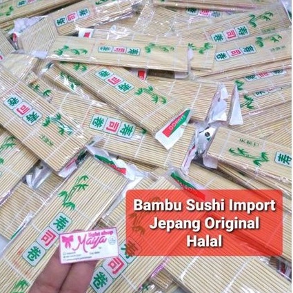 tikar sushi bambu sushimat Makisu roller bamboo sushi bambu nori rumput laut penggulung sushimat roller sushi bamboo