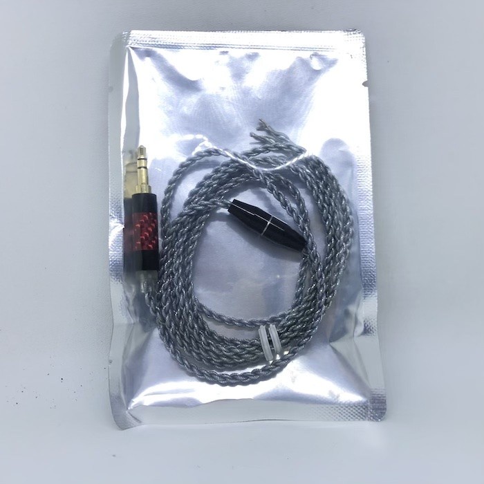 High End Silver Foil Plated DIY Cable Replacement Carbon Fiber Jack