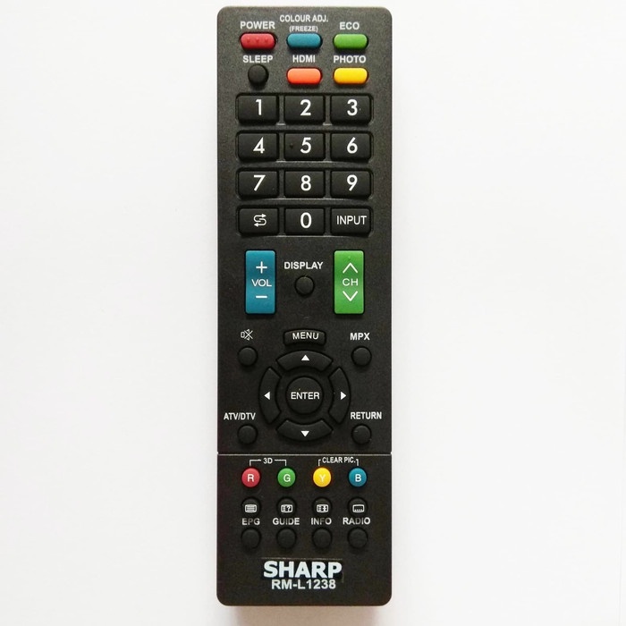 enhhr04r Remot/Remote Tv Lcd/Led Sharp Kw D2R54Tg