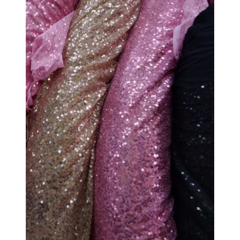 SQ1 KAIN SEQUIN SERIBU PAYET BACKDROP BACKGROUND VLOG