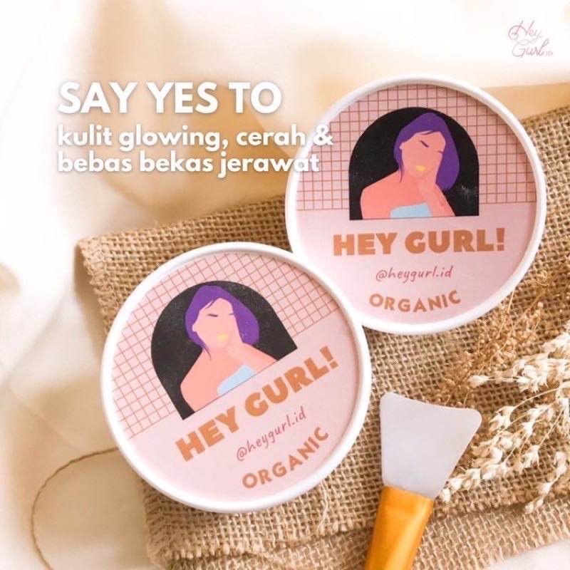 HEYGURL! SAFFRON MASK / PREMIUM MASKER SAFFRON BY HEY GURL