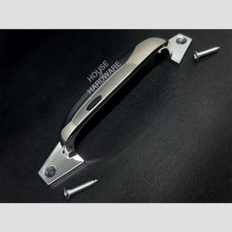 HANDLE TARIKAN LEMARI / PINTU JENDELA CHROME 4 Inchi