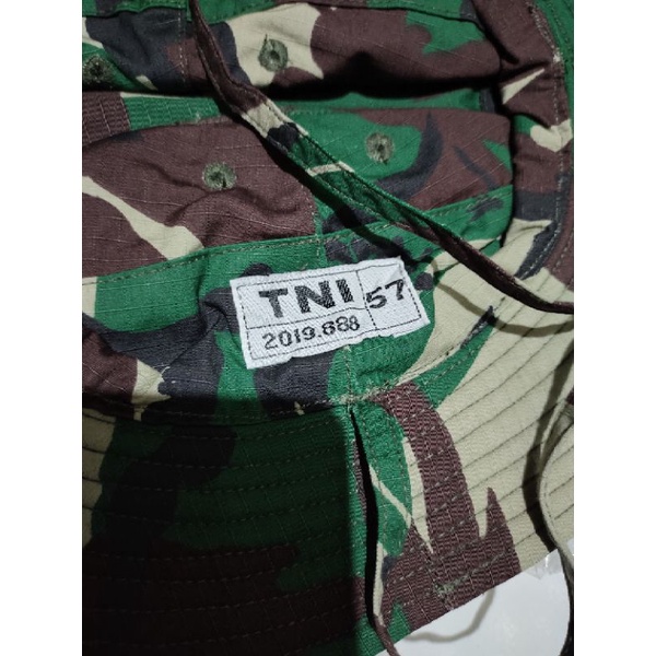 Topi Rimba Jatah TNI / Topi Rimba TNI