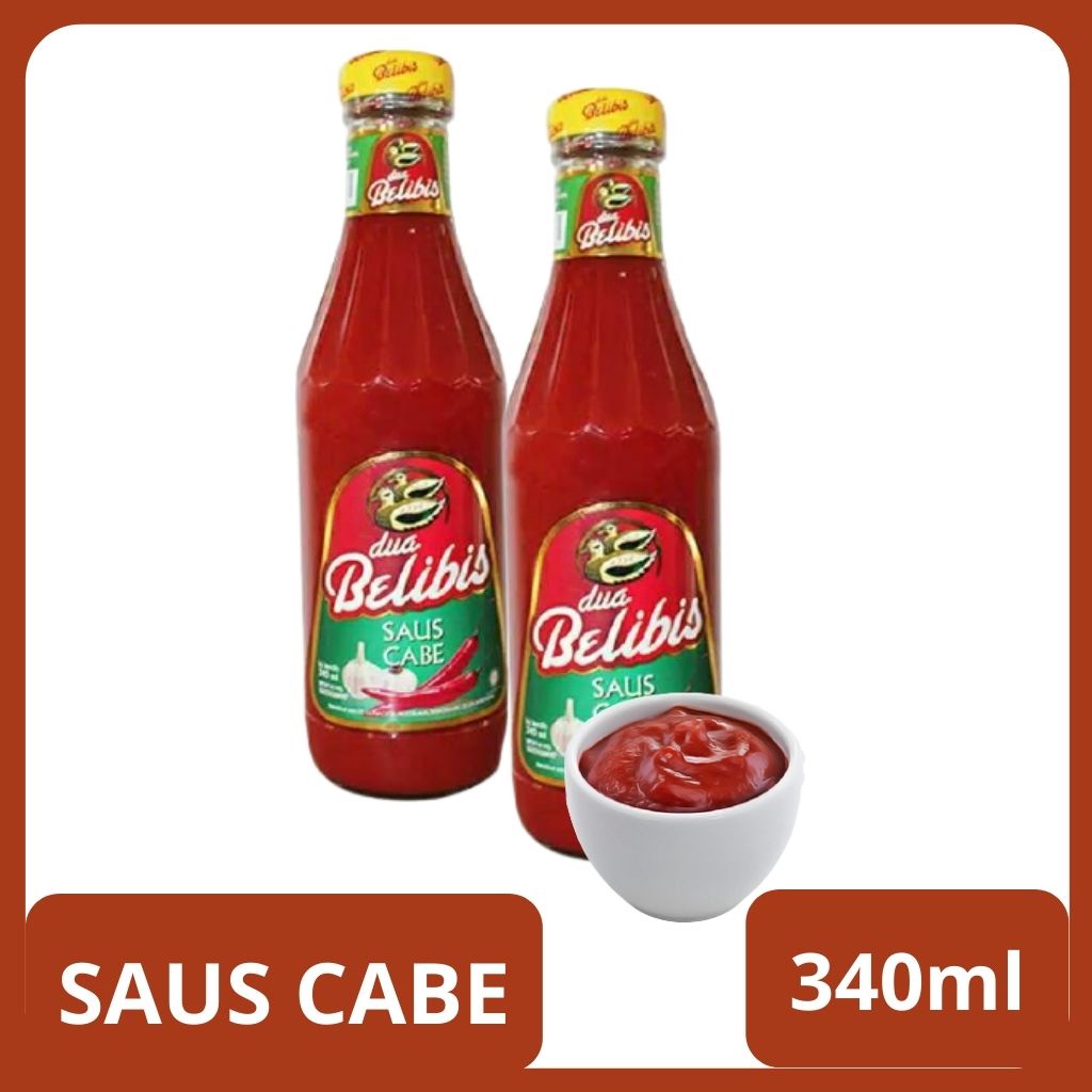 

DUA BELIBIS Saus Cabe 340ml Kemasan Botol