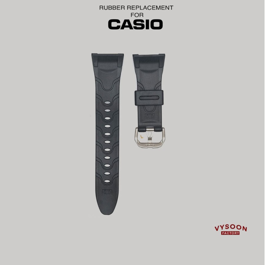 Strap Tali Karet Rubber Casio Original Pengganti PRG-50 PRG50 PRG 50