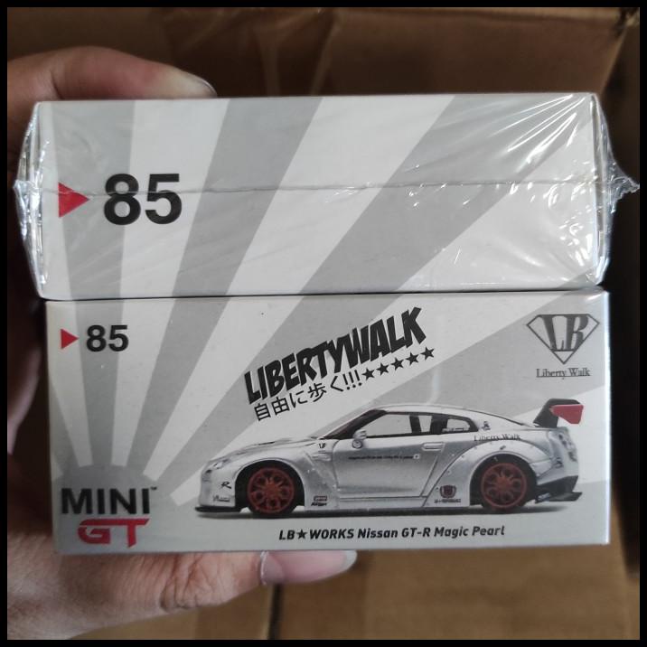 Mini Gt 85 Lb Works Nissan Gtr R35 Type 1 Rear Wing Ver 1 Magic Pearl