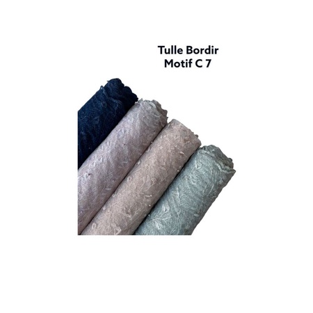 Tulle Bordir Motif C7 Series