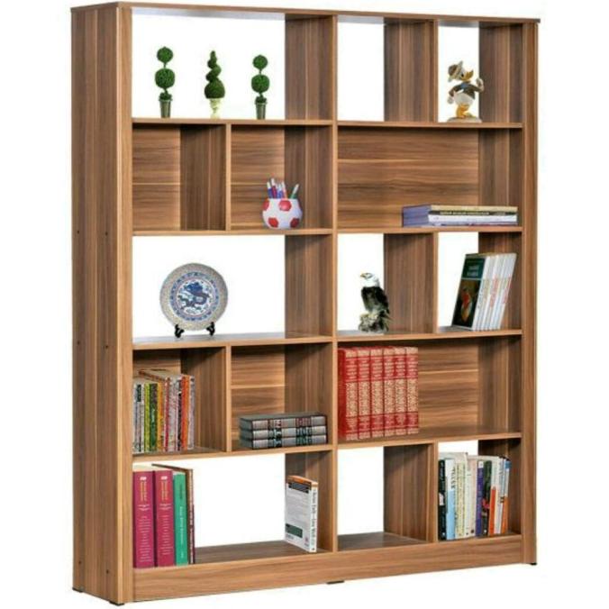 Rak Buku Lemari Buku Pajangan Sekat Ruangan