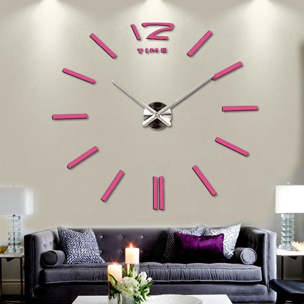 Jam Dinding Besar DIY Giant Wall Clock Quartz Creative Design DIY-103