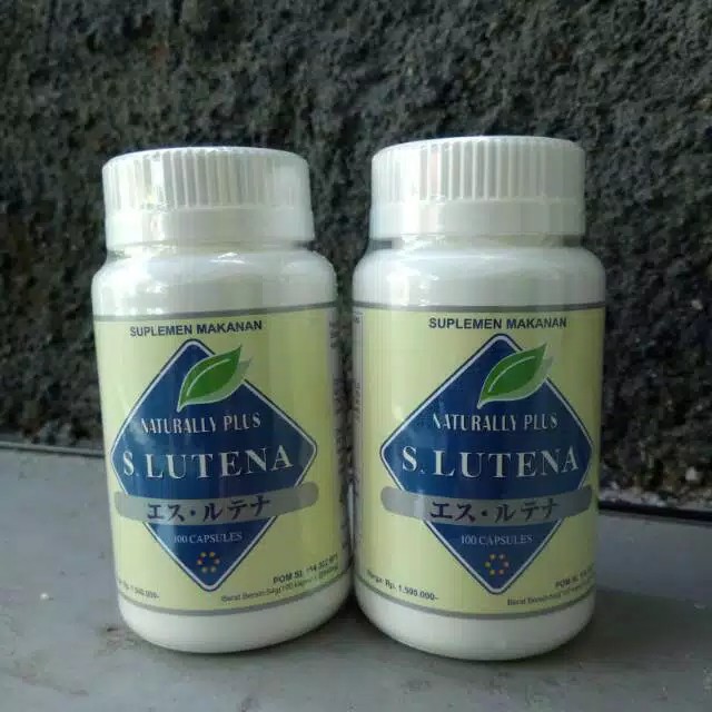 S LUTENA Naturally Plus Sofgel warna hitam