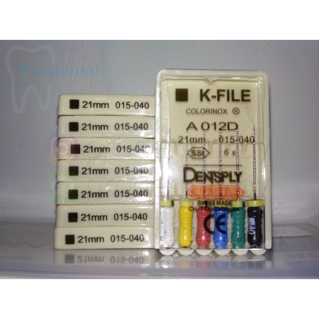Dental kfile 21mm 15-40 / dental kfiles / kfile dentsply