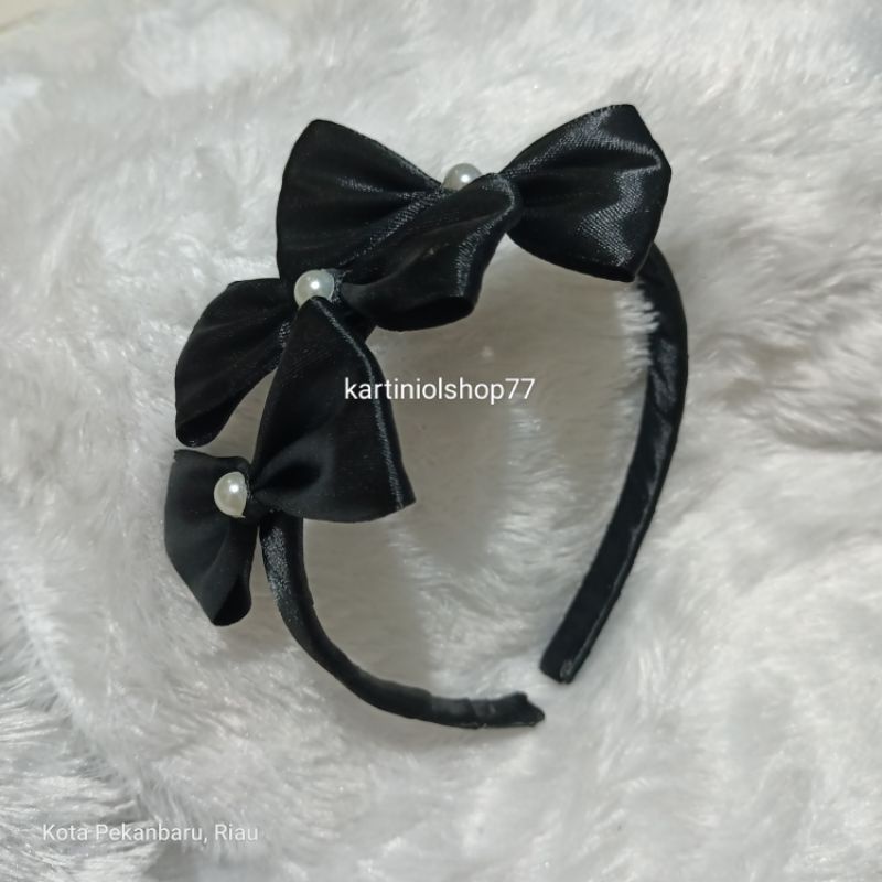 Bando Pita Satin Korea//Hair Headband Aksesoris Rambut Fashion Wanita