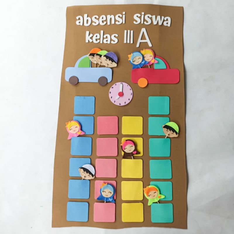 Hiasan Kelas, Absensi Siswa