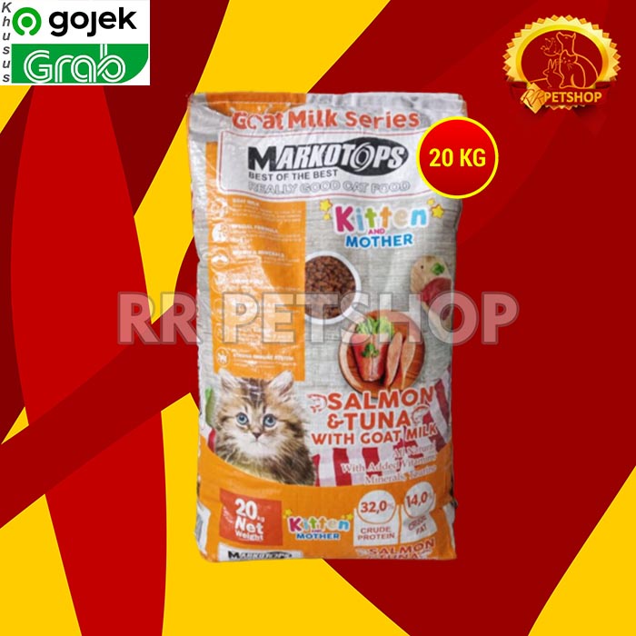 [GOSEND] Makanan Kucing Markotops 20 Kg Dry Food