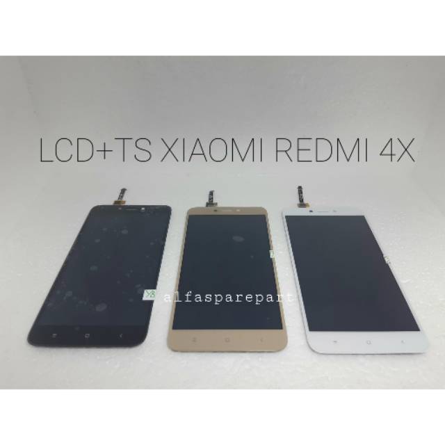 LCD TS XIAOMI REDMI 4X HITAM / PUTIH | Shopee Indonesia