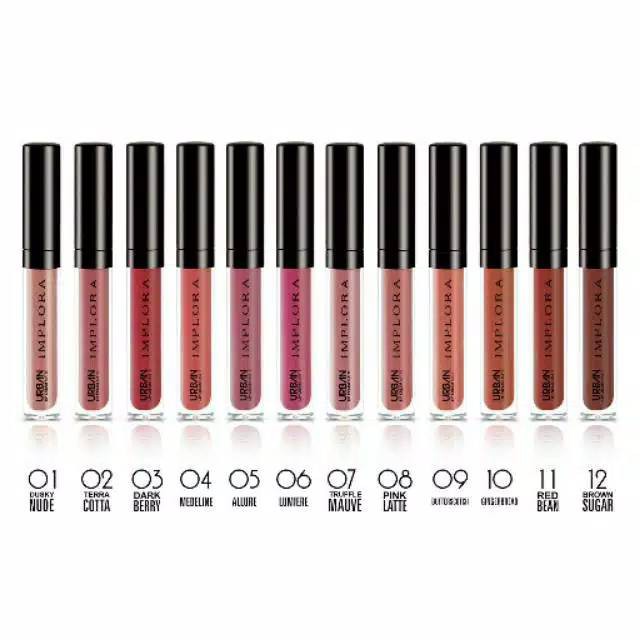 (✔️BPOM) Lip cream Implora  Urban Lip Cream Matte