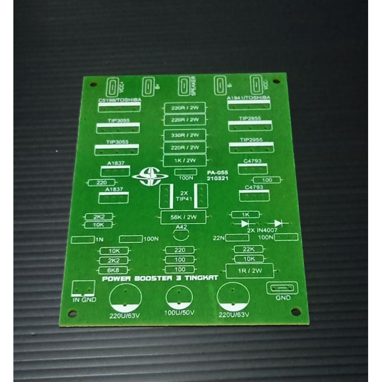 PCB Driver MCRD V2 Power Booster 3 Tingkat.