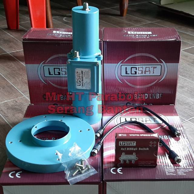 LNB Combo LG sat C&ku + Diseq Band Lokasi Cilegon