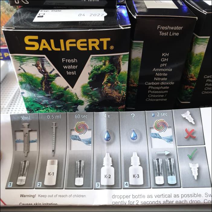 SALIFERT POTASSIUM K FRESHWATER TEST KIT UP TO 40 TEST ~BERKUALITAS~