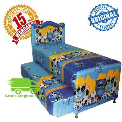 Best Seller MURAH 2IN1 SPRING BED ANAK / KASUR SORONG BIGLINE BY BIGLAND 100X200 Stok Terbatas