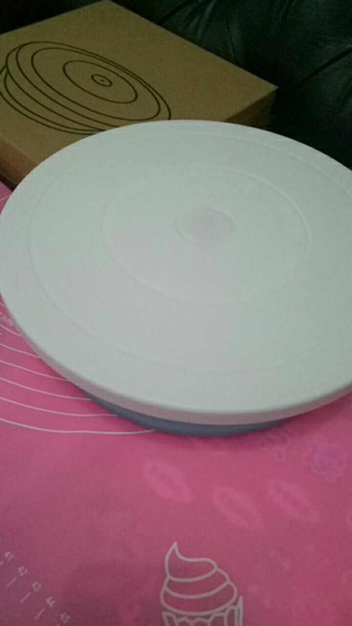 28cm Anti-skid Rotating Stand Platform Cake Turn Table Diy Decor Baking<br />