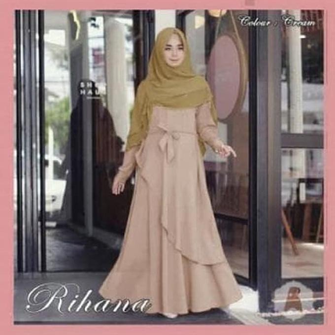 %TERMURAH% RIHANA SYARI (EP) BAJU MAXI DRESS MUSLIM BUSUI GAMIS WANITA KEKINIAN - PURPLE ..,.