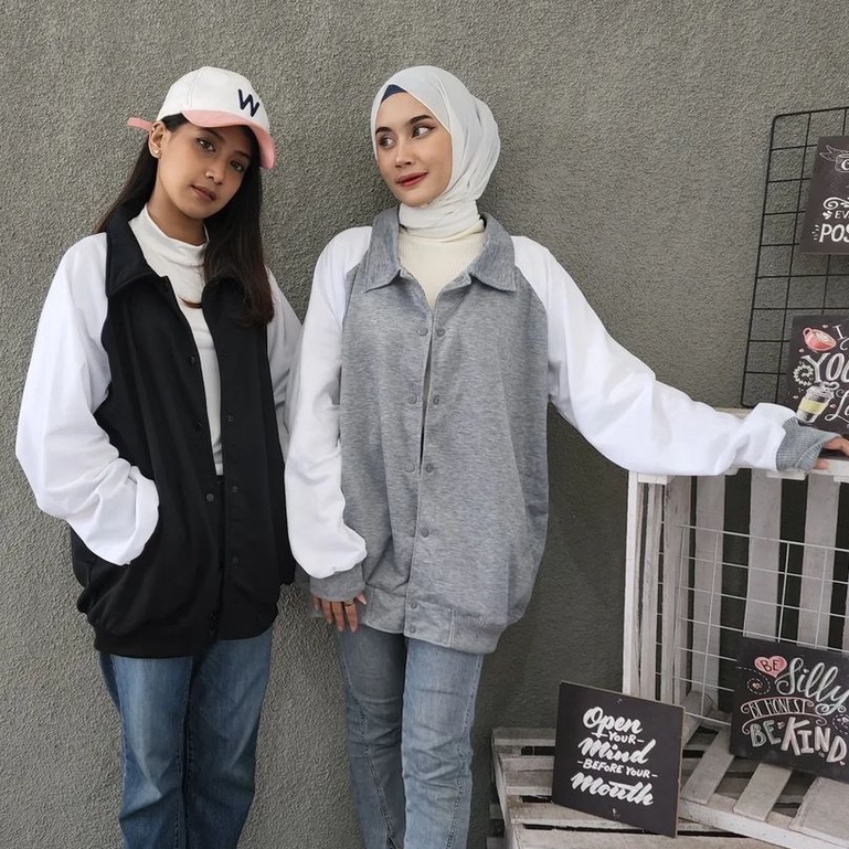 Outwear Carloss Jackett Overrsizeee Gaya Casualll Bahan Fleece