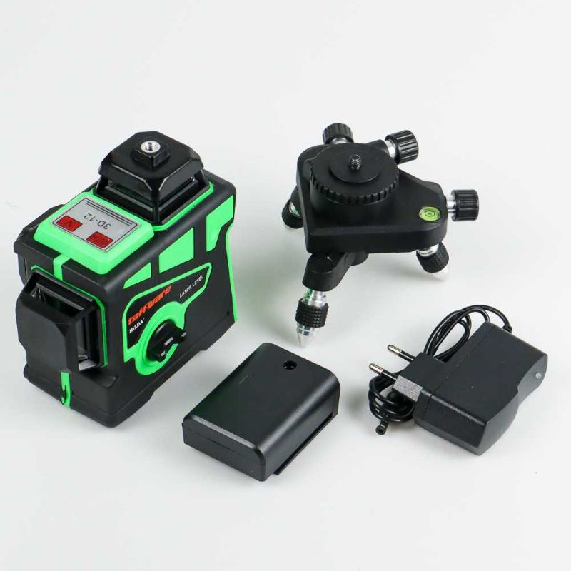 LASER LEVEL 16 LINE 4D SELF LEVELING FULL SET HILDA WITH REMOTE TRIPOD