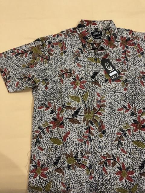 Bswart Batik Hrb026 Kenongo Hem Pendek Padi Pekalongan M L Xl B1p6 Kemeja Batik Motif Kerja Cowok Jo