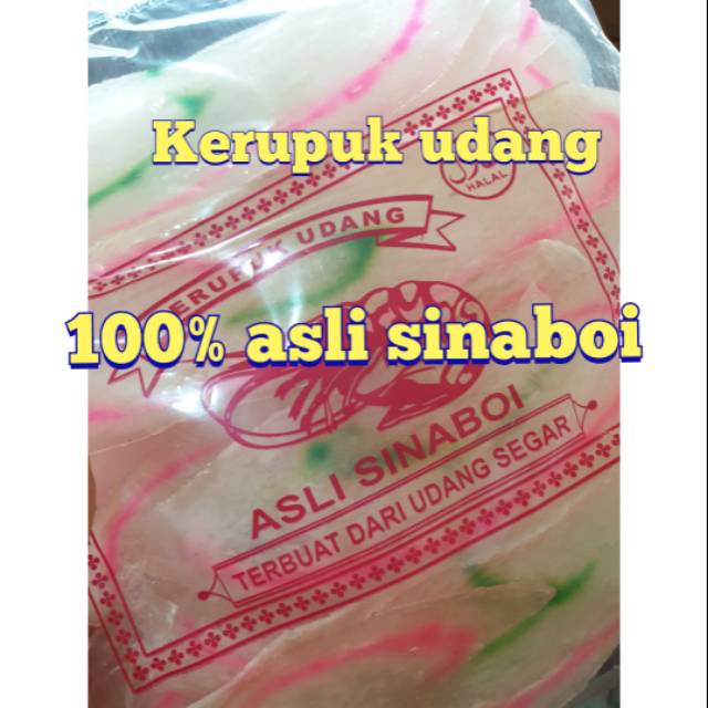 Kerupuk udang asal Sinaboi asli 100%