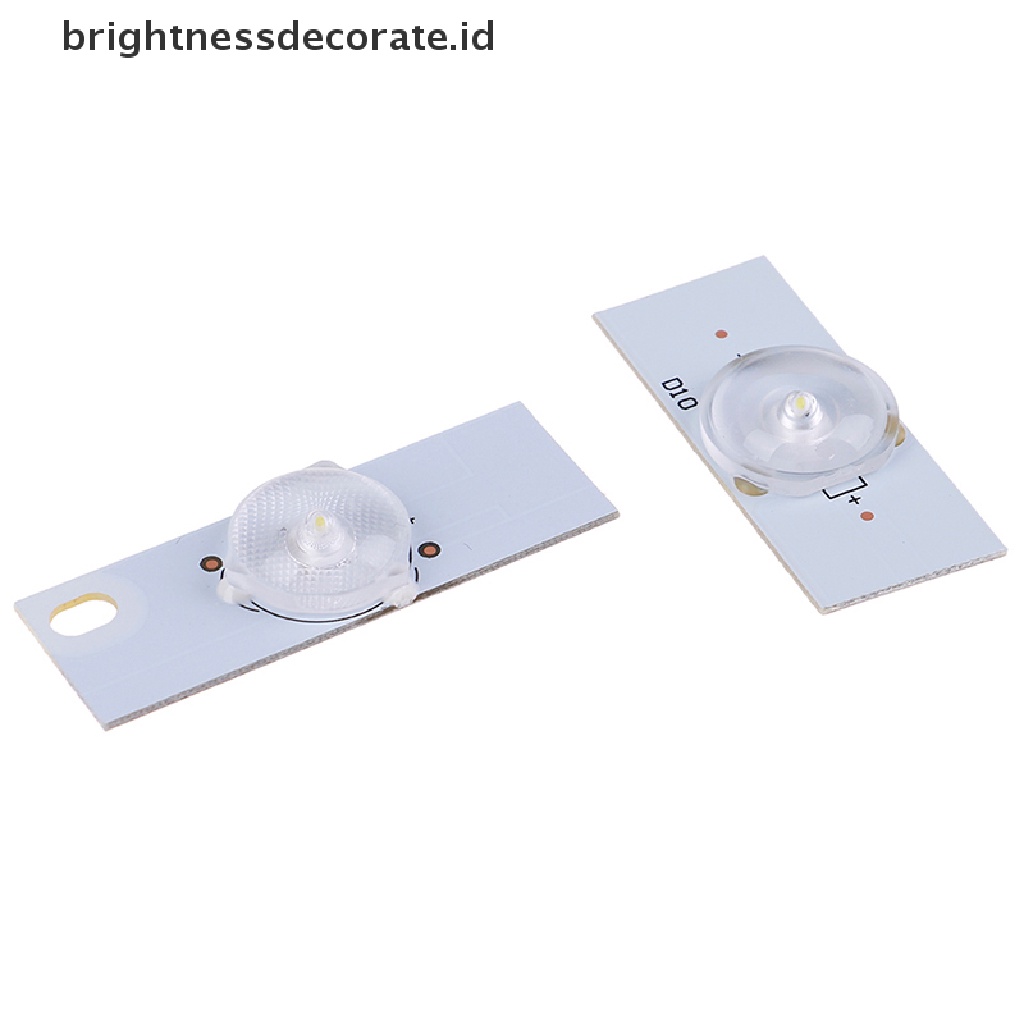 Manik-Manik Lampu 20x6v Smd Dengan Filter Lensa Optik Untuk Tv Led 32-65 Inch