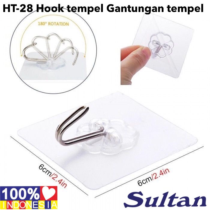 MINIGO GANTUNGAN TEMPEL HOOK AJAIB GANTUNGAN DINDING KAIT MAGIC SERBAGUNA KAMAR MANDI DAPUR / HANGER