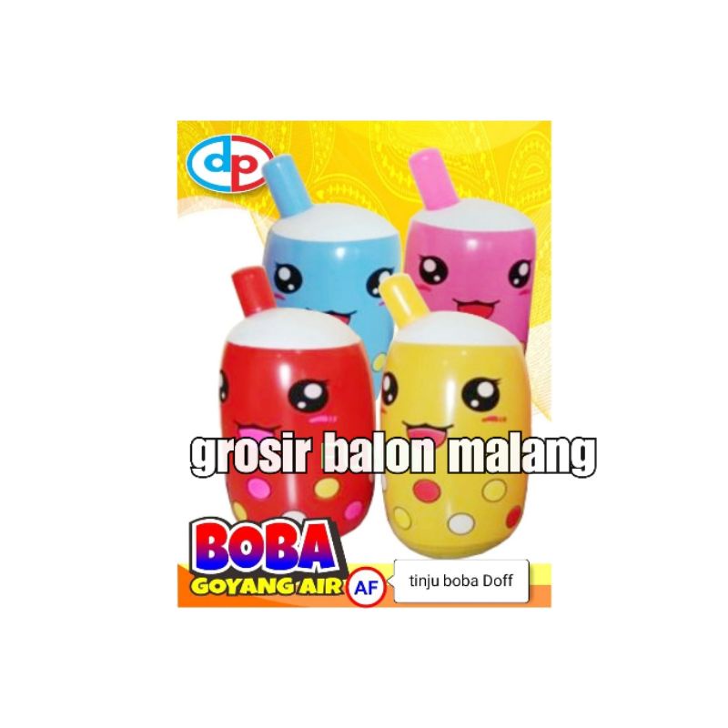 balon mainan tiup tiupan pvc boneka boba DOFF