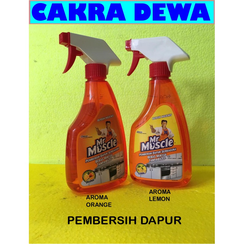 Pembersih Dapur MR Muscle Kitchen Aroma Lemon DAN Orange Pembersih Dapur MR Muscle Kitchen Aroma Lemon DAN Orange