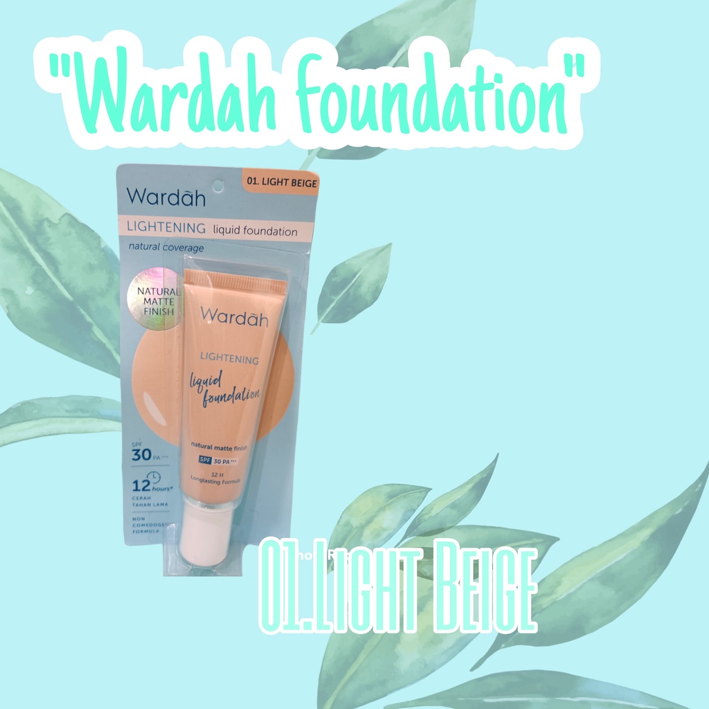 Wardah Lightening Liquid Foundation BPOM Halal | Liquid Foundation (GROSIR)