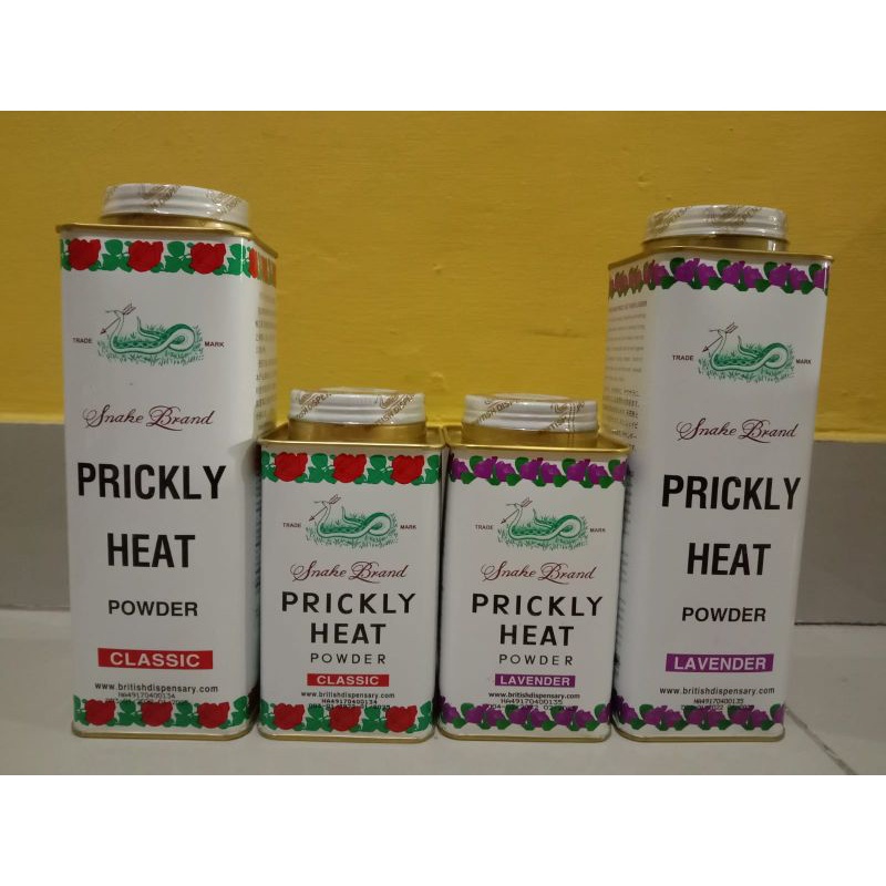 Prickly Heat Powder - Bedak untuk biang keringat