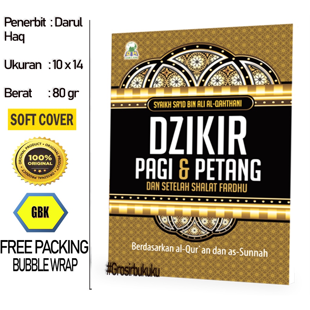 Buku Saku Dzikir Pagi &amp; Petang Dan Setelah Shalat Fardhu - Darul Haq