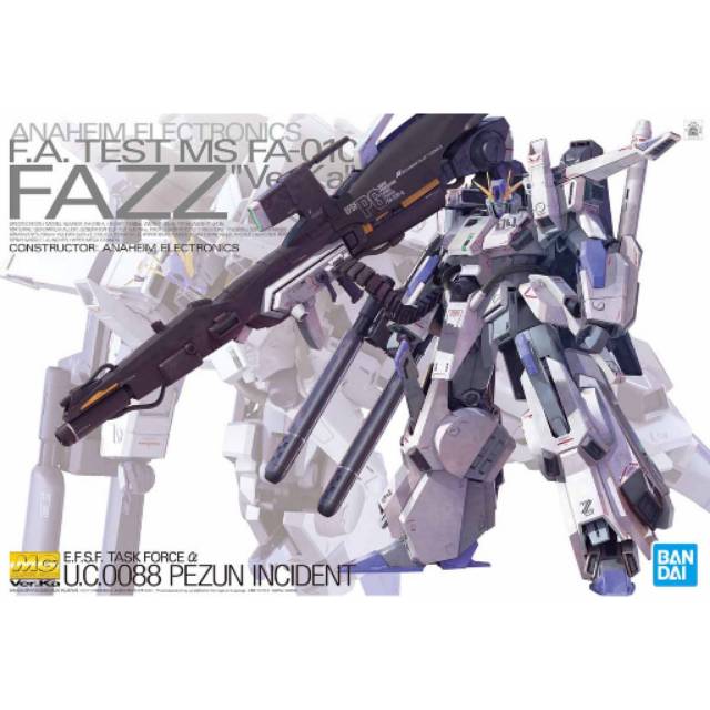 Bandai MG 1/100 FAZZ Ver.ka ver ka FA ZZ