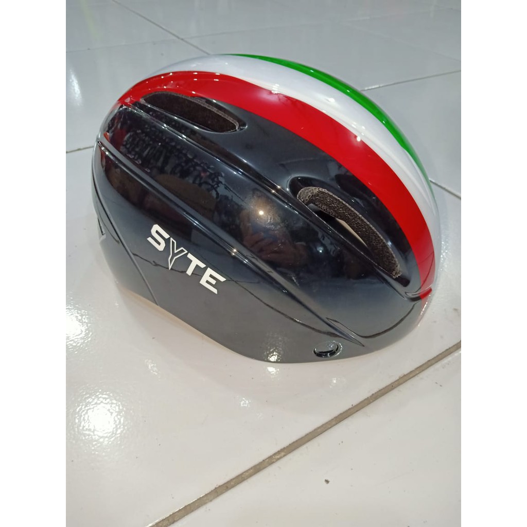 helm sepeda syte+kacamata UV/helem sepeda dangan kacamata