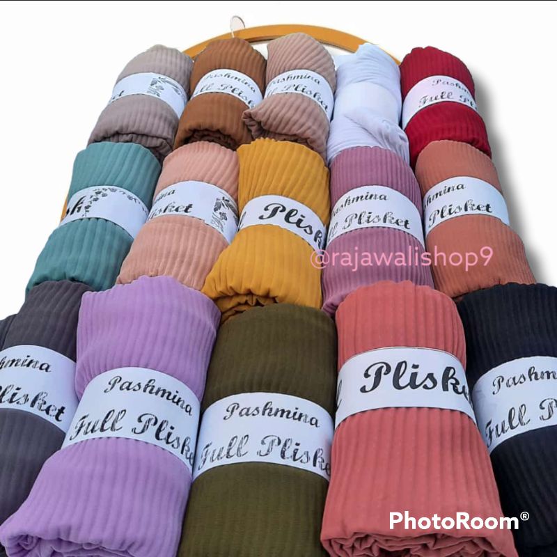 Jilbab Pasmina Plisket Model Kekinian Bahan Adem Banget