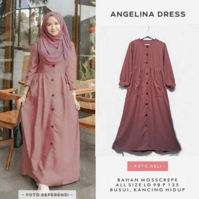 Gamis Angelina/ Gamis Murah