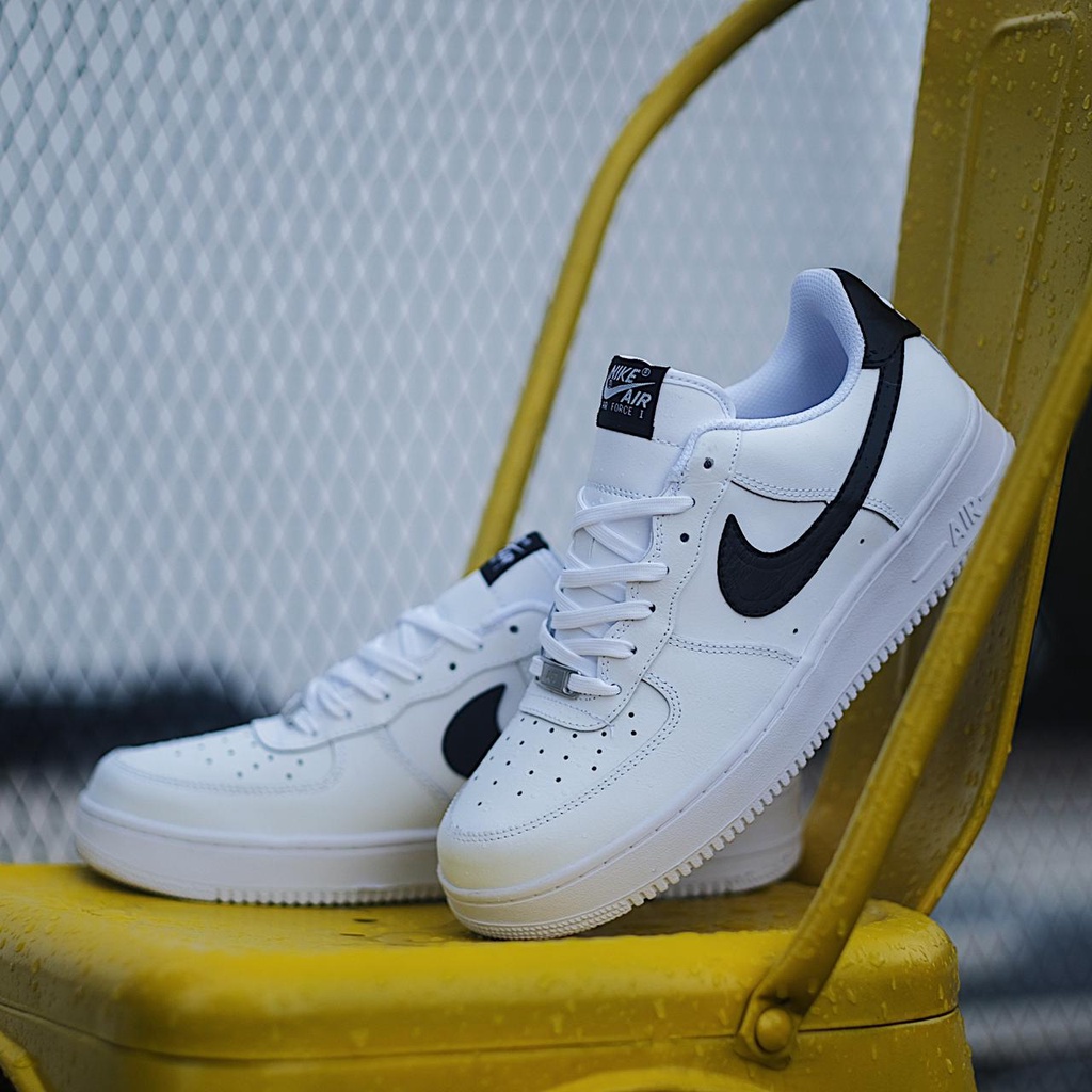 air force 1 black check