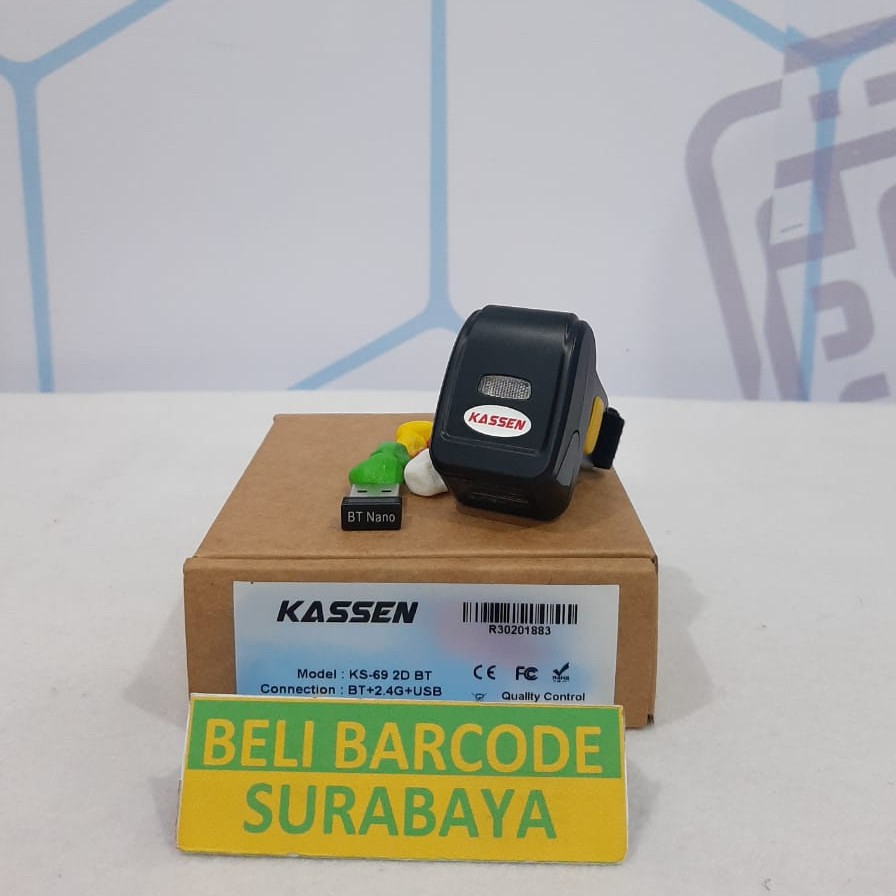 NEW SCANNER BARCODE RING CINCIN KASSEN KS-69BT | KS 69 BT 2D AUTOSCAN