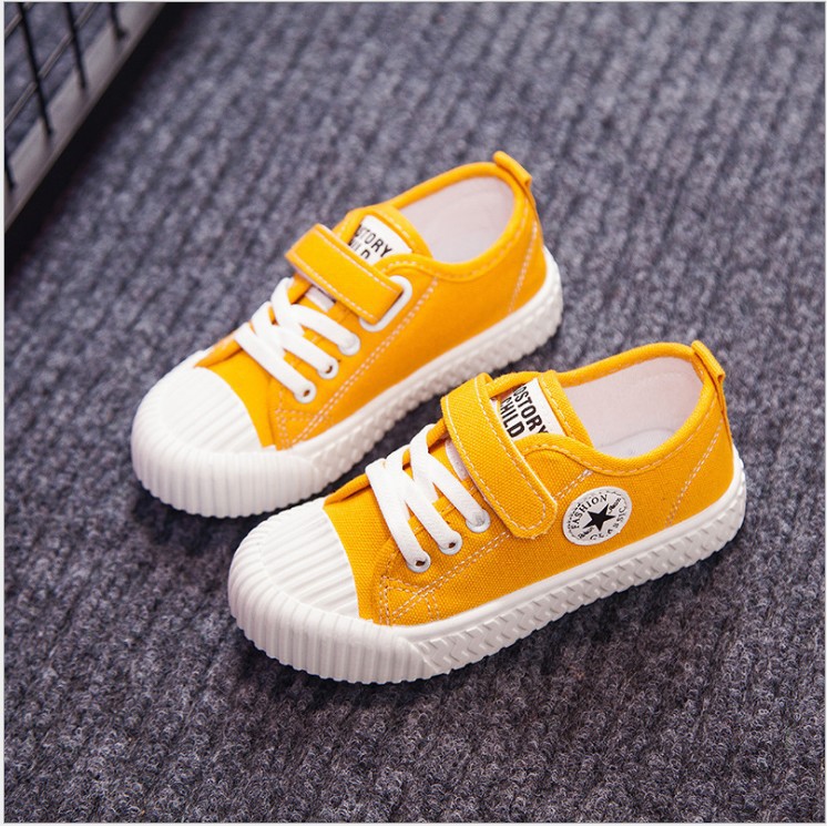 GLORYKIDZ Sepatu Kets anak perempuan laki laki Kanvas Tali perekat UK 22 - 37 SH19102