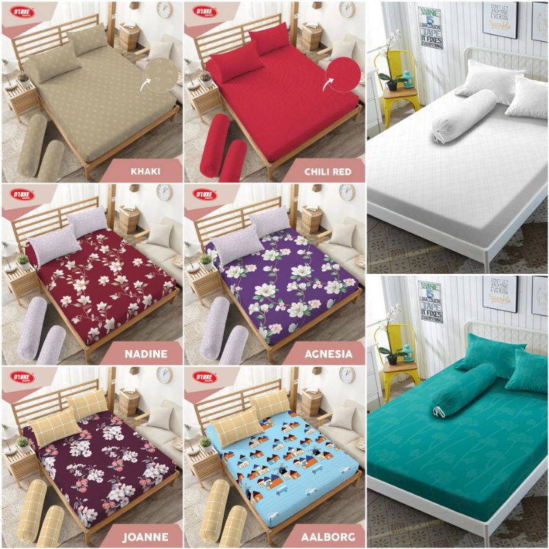 Sprei Kintakun D'Luxe 5in1 King Size 180x200x20 / Grosir Seprai Murah