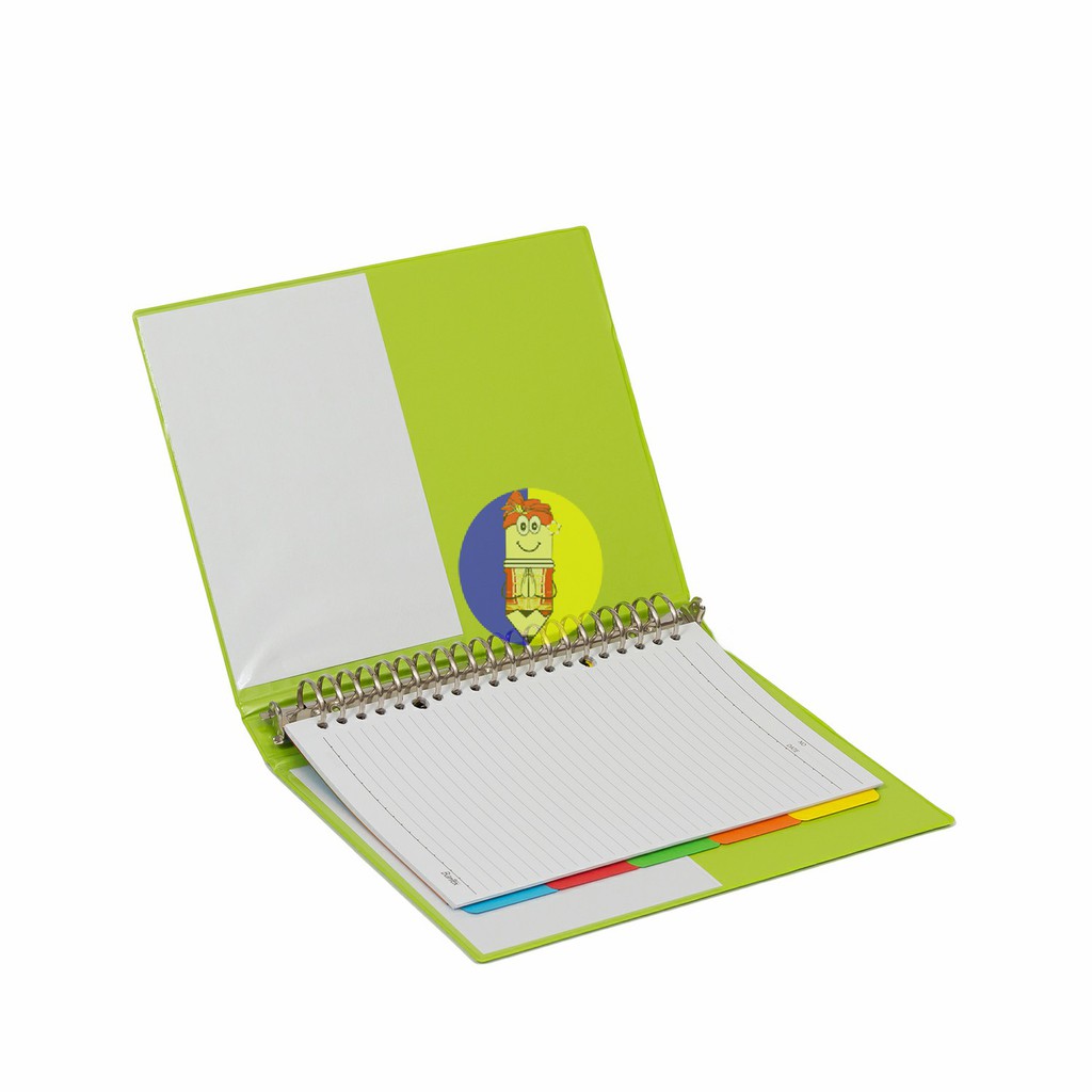 

Bantex Multiring Binder 20 Ring 25mm A5 Lime #1324 65